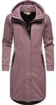 Ragwear Kurzmantel Letti Long Bonded &Uuml;bergangsmantel aus Rippstrick mit Kapuze