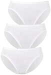 Mey Jazz-Pants Slips Lights (3er Pack) ohne st&ouml;rende Seitenn&auml;hte wei&szlig; 36 (36)