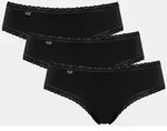 sloggi Hipster 24/7 Cotton Lace (3er Pack) aus zarter Spitze, elastisch, feminin