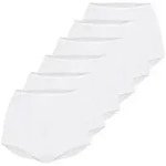 sloggi Slip 24/7 Cotton weicher Baumwoll-Jersey, h&ouml;her geschnitten im 6er Pack wei&szlig;