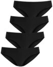 LASCANA Jazz-Pants Slips (4er-Pack) aus elastischer Baumwolle