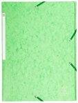 EXACOMPTA Organisationsmappe 25x Sammelmappe +Gummizug 3 Klappen Karton A4 MAXI