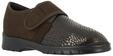 Klettschuh VAROMED, Damen, Gr. 36, braun (mokka), Textil, Schuhe Klettschuh