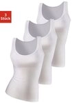 Vivance Active by Lascana Unterhemd (3er-Pack) aus weicher Microfaser, Tanktop,