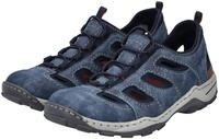 Rieker Slipper Trekking Schuh, Sandale, Sommerschuh mit praktischem Gummizug