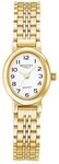 Regent Quarzuhr F-394, Armbanduhr, Damenuhr, Mineralglas, analog, oval,