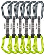 Edelrid Karabiner Pure Set Sixpack Expressset Slate/Oasis