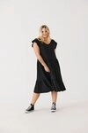 ONLY CARMAKOMA Jerseykleid CARMAY LIFE CAP SL FRILL DRESS JRS NOOS Sommerkleid