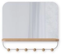Umbra Wandspiegel Estique, mit Ablage und 6 Haken, Accessoire Organizer, f&uuml;r...
