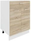 VCM Unterschrank Esilo U 2T1S 82x60x46cm (1-St) K&uuml;chenschrank, K&uuml;chenm&ouml;bel