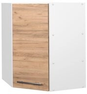 Vicco Eckh&auml;ngeschrank Fame-Line, Goldkraft Eiche/Wei&szlig;, 57 cm (1-St., 1