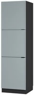 Vicco Herdumbauschrank Fame-Line, Hellblau-grau/Anthrazit, 60 cm (1-St)