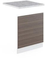 Vicco Frontblende R-Line, Edelgrau/Wei&szlig;/Wei&szlig;, AP Marmor (1 St)