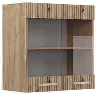 Vicco Glash&auml;ngeschrank R-Line, Artisan-Eiche/Goldkraft Eiche, 60 cm (1-St)