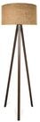 lux.pro Stehlampe, ohne Leuchtmittel, &raquo;Newport&laquo; Stehleuchte 1 x E27 Braun