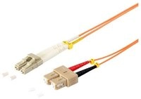 S-Conn Duplex Patchkabel LC/SC 50/125&micro; OM2 2,0m Glasfaserkabel