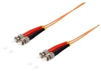 S-Conn Duplex Patchkabel ST/ST 50/125&micro; OM2 1,0m Glasfaserkabel