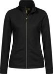 Trainingsjacke LPO "Abby II", Damen, Gr. 36 (S), schwarz, Web, 60% Polyester, 40%