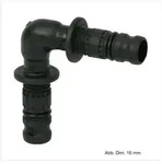 GEBERIT Wasserrohr Geberit Mepla Winkel 90 Grd. (PVDF) 20 mm