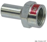 Viega Wasserrohr Viega Prestabo Einsteckst&uuml;ck IG, Modell 1112.1, 22 mm x Rp...