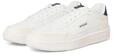 Sneaker JACK & JONES "JFWBOUNCE", Herren, Gr. 42, wei&szlig;, navy, Lederimitat, Textil,