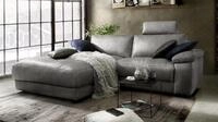 KAWOLA Ecksofa LOLA, Couch L-Form rechts oder links, Sitzvorzug motorisch,...