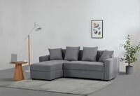 Ecksofa KILLAM, 217 cm, L-Form, mit Schlaffunktion u. Bettkasten, Recamiere...