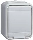 Schneider Steckdose Elso Steckdose 1-fach AP reinwei&szlig; 445004
