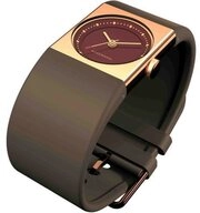Rosendahl Quarzuhr ROSENDAHL Damen Armbanduhr WATCH IV 43264 kupfer / braun B. 23 mm