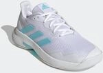 Tennisschuh ADIDAS PERFORMANCE "COURTJAM CONTROL", Damen, Gr. 36, blau (cloud...