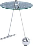 Kayoom Beistelltisch Pendulum 525, mit runder Tischplatte (1-St), Marmoroptik,