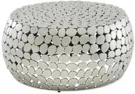 Wohnling Couchtisch WL6.691 Metall Silber Sofatisch &Oslash; 66 cm Tisch...