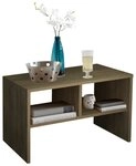 VCM Couchtisch Nachto S 40x63x30cm, Holz Beistelltisch