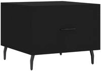 vidaXL Couchtisch Couchtisch Schwarz 50x50x40 cm Holzwerkstoff (1-St)