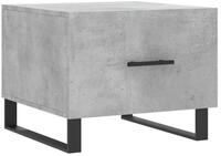 vidaXL Couchtisch Couchtisch Betongrau 50x50x40 cm Holzwerkstoff (1-St)