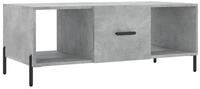 vidaXL Couchtisch Couchtisch Betongrau 102x50x40 cm Holzwerkstoff (1-St)