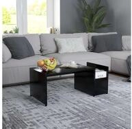 vidaXL Couchtisch, Couchtisch Schwarz 90x45x35 cm Holzwerkstoff