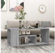 vidaXL Couchtisch vidaXL Couchtisch Grau Sonoma 100x50x40 cm Holzwerkstoff