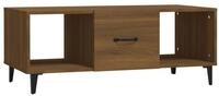 vidaXL Couchtisch Couchtisch Braun Eichen-Optik 102x50x40 cm Holzwerkstoff...
