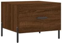 vidaXL Couchtisch Couchtisch Braun Eichen-Optik 50x50x40 cm Holzwerkstoff (1-St)