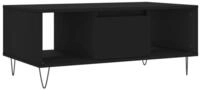 vidaXL Ablagetisch, Couchtisch Schwarz 90x50x36,5 cm Holzwerkstoff