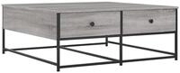 vidaXL Couchtisch Couchtisch Grau Sonoma 100x99x40 cm Holzwerkstoff (1-St)