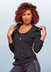 LASCANA ACTIVE Trainingsjacke mit Logo Tape an den &Auml;rmeln