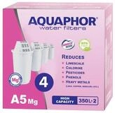 AQUAPHOR Kalk- und Wasserfilter A5 Mg. Pack 4 Filterkartuschen, Bis zu 350 l.