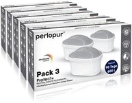 PerloPur Kalk- und Wasserfilter Filterkartuschen unimax Protect+ Pack 15...