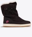 Winterboots LOTTO, M&auml;dchen, Gr. 40, schwarz (schwarz, pink), Synthetik, Schuhe