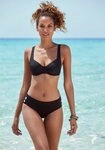 Vivance B&uuml;gel-Bikini mit goldfarbenen Zierkn&ouml;pfen