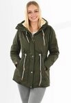 Navahoo Winterjacke Ireliaa mit warmen Teddyfell