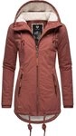 Ragwear Winterjacke Zuzka Winter Wasserdichter Winterparka mit Teddyfleece