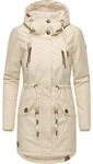 Ragwear Wintermantel Elsie stylischer Winterparka mit Kapuze und Teddyfleece